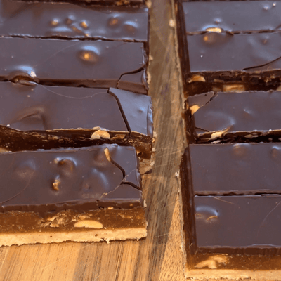 Healthier "Snickers" bars